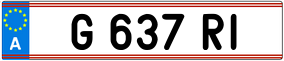 Truck License Plate